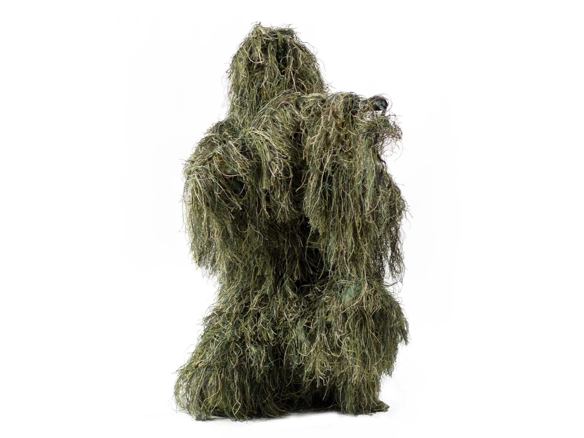 Ghillie suit in woodland camo