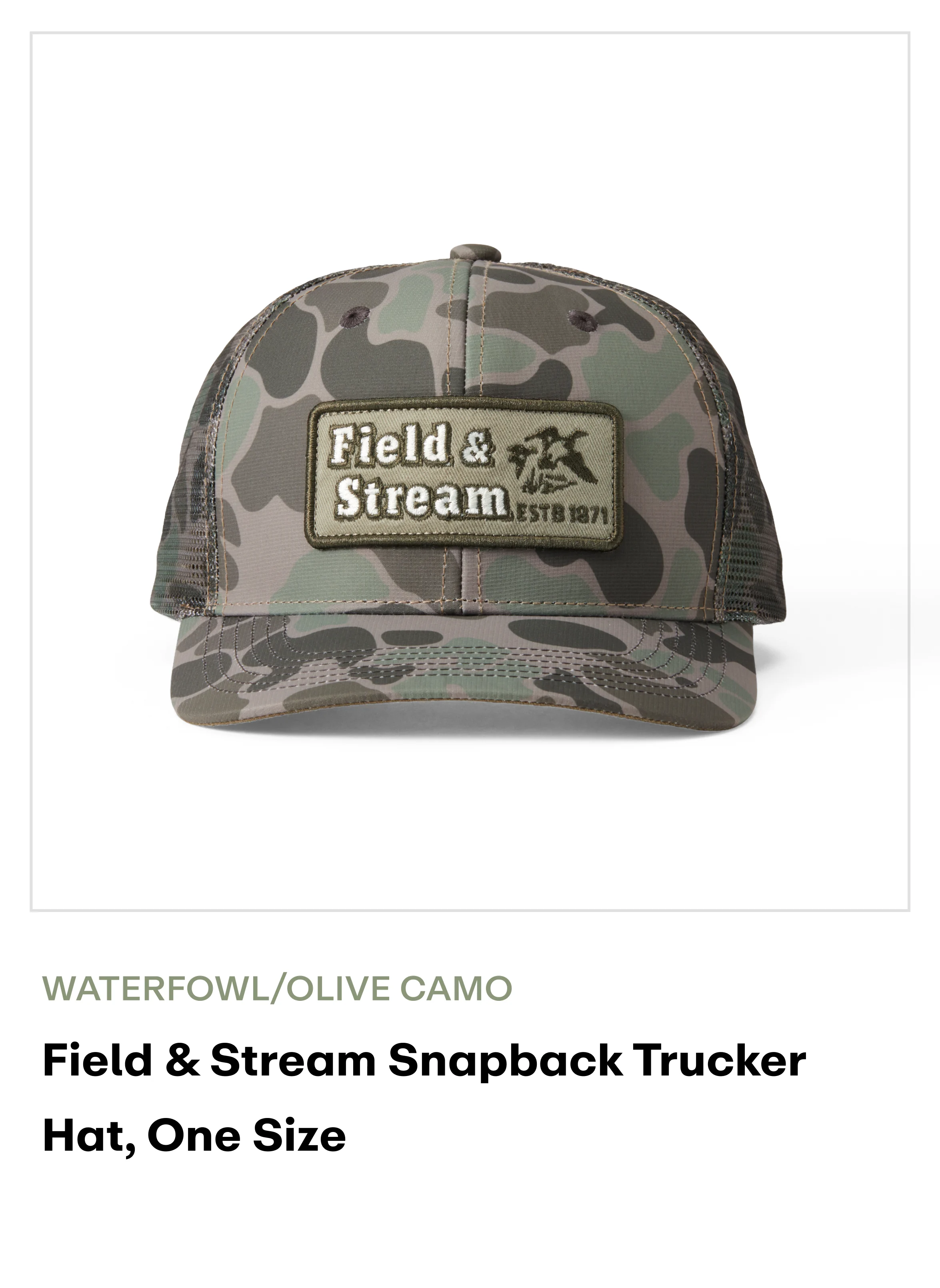amazon water fowl hat-camo