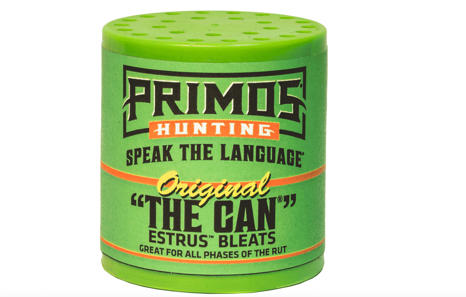 Primos's original The Can doe-bleat call, on a white background.