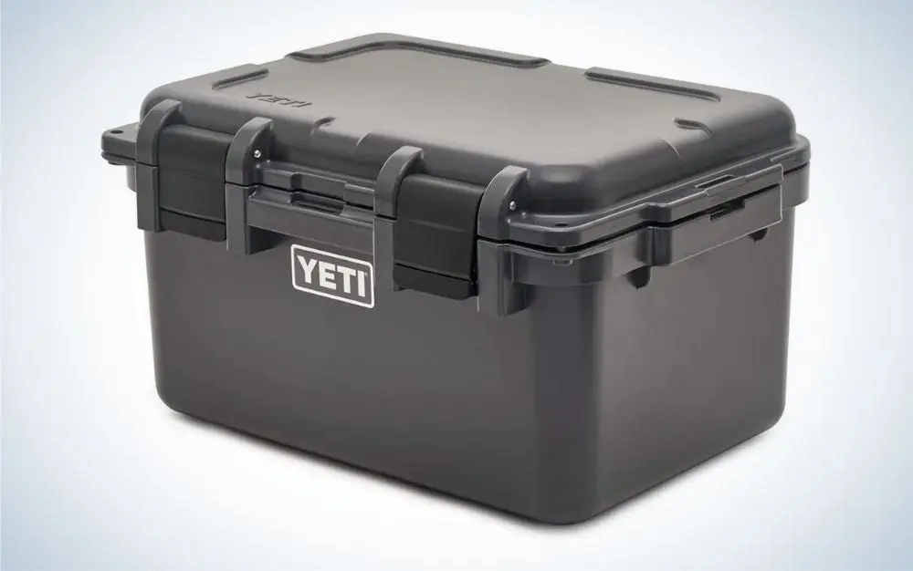 Yeti Loadout Gobox 30 Gear Case is the best boat storage accessory.