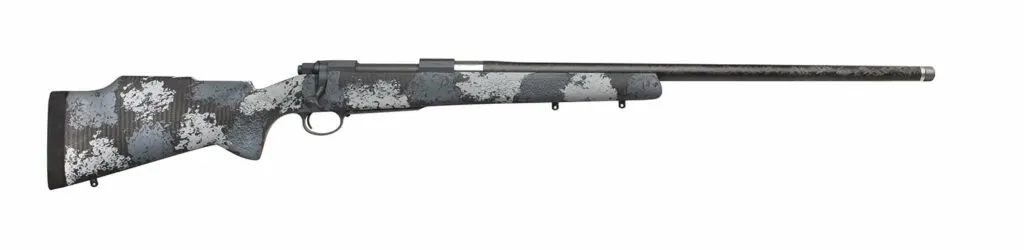 M48 long range carbon rifle on a white background.