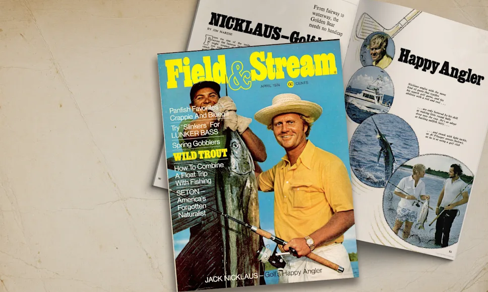 Jack Nicklaus appeared on the cover of the April 1974 issue of F&S.