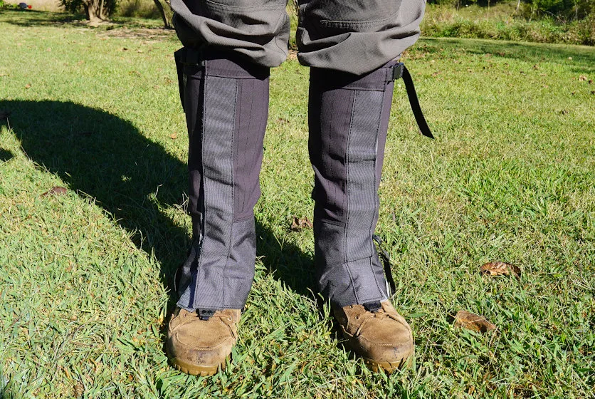 Hunter wearing Stone Glacier SQ2 Hunting Boot Gaiters