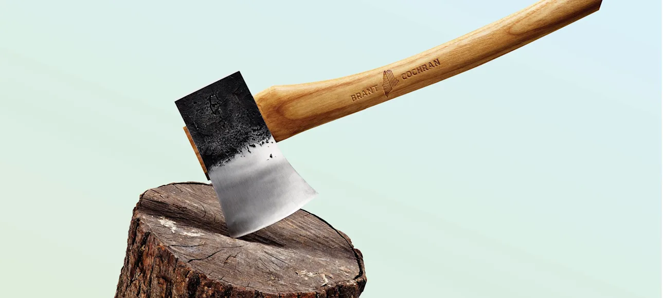 axe in a tree stump