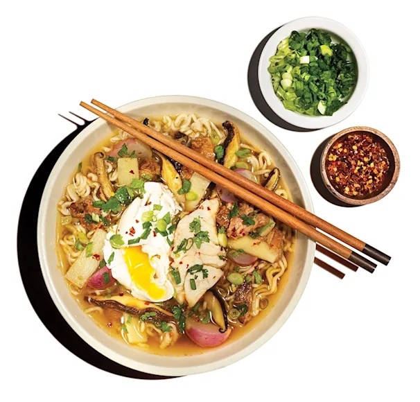 ramen with largemouth bass