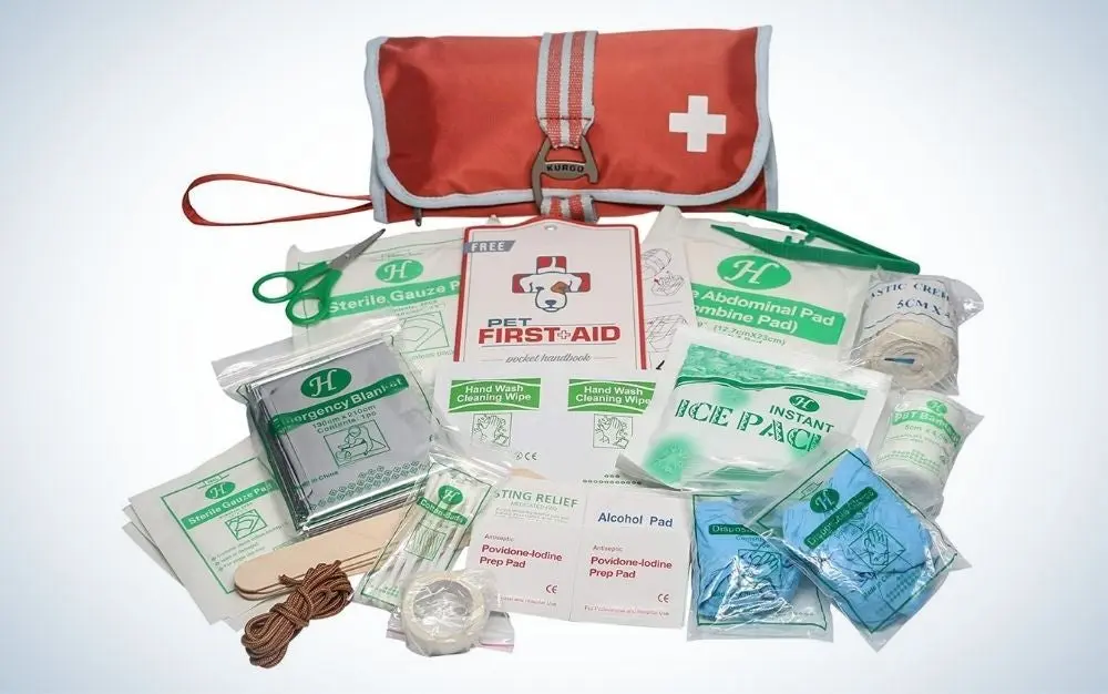 Kurgo Pet First Aid Kit is the best for dogs.