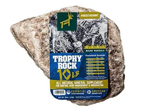 trophy rock redmond all natural mineral rock best salt lick for deer