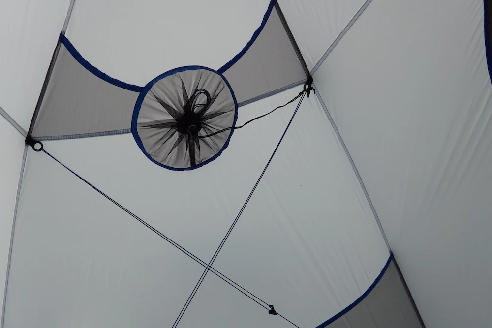 Stone Glacier Skyscraper Tent external ventilation system