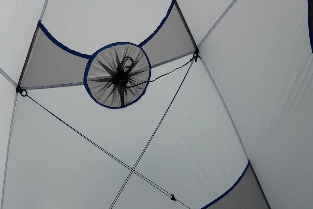 Stone Glacier Skyscraper Tent external ventilation system