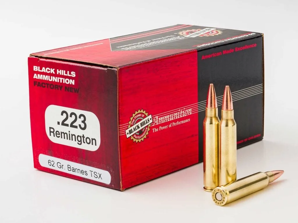 A box of black hills barnes ammo.