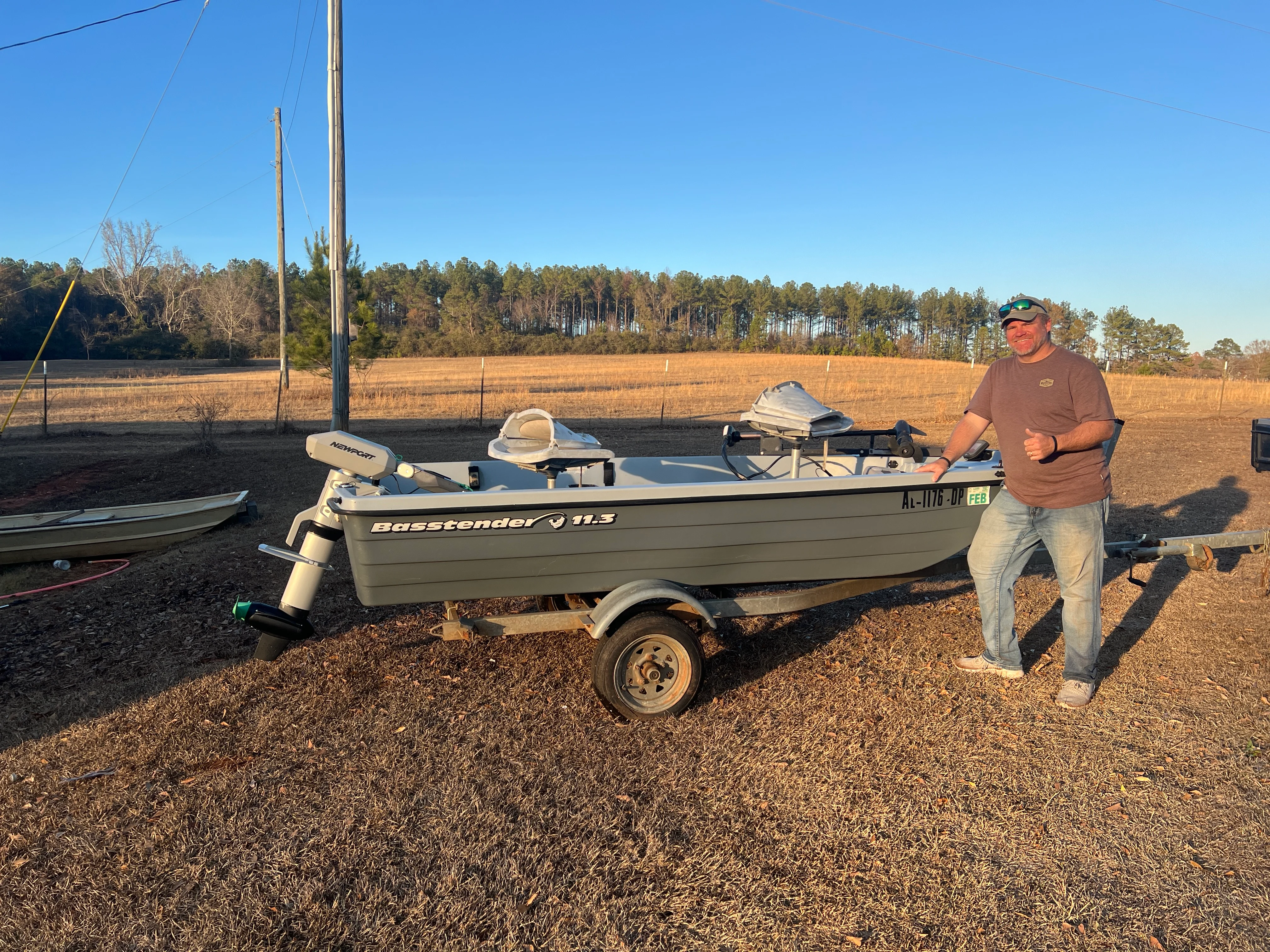 Shaye baker with budget bass boat