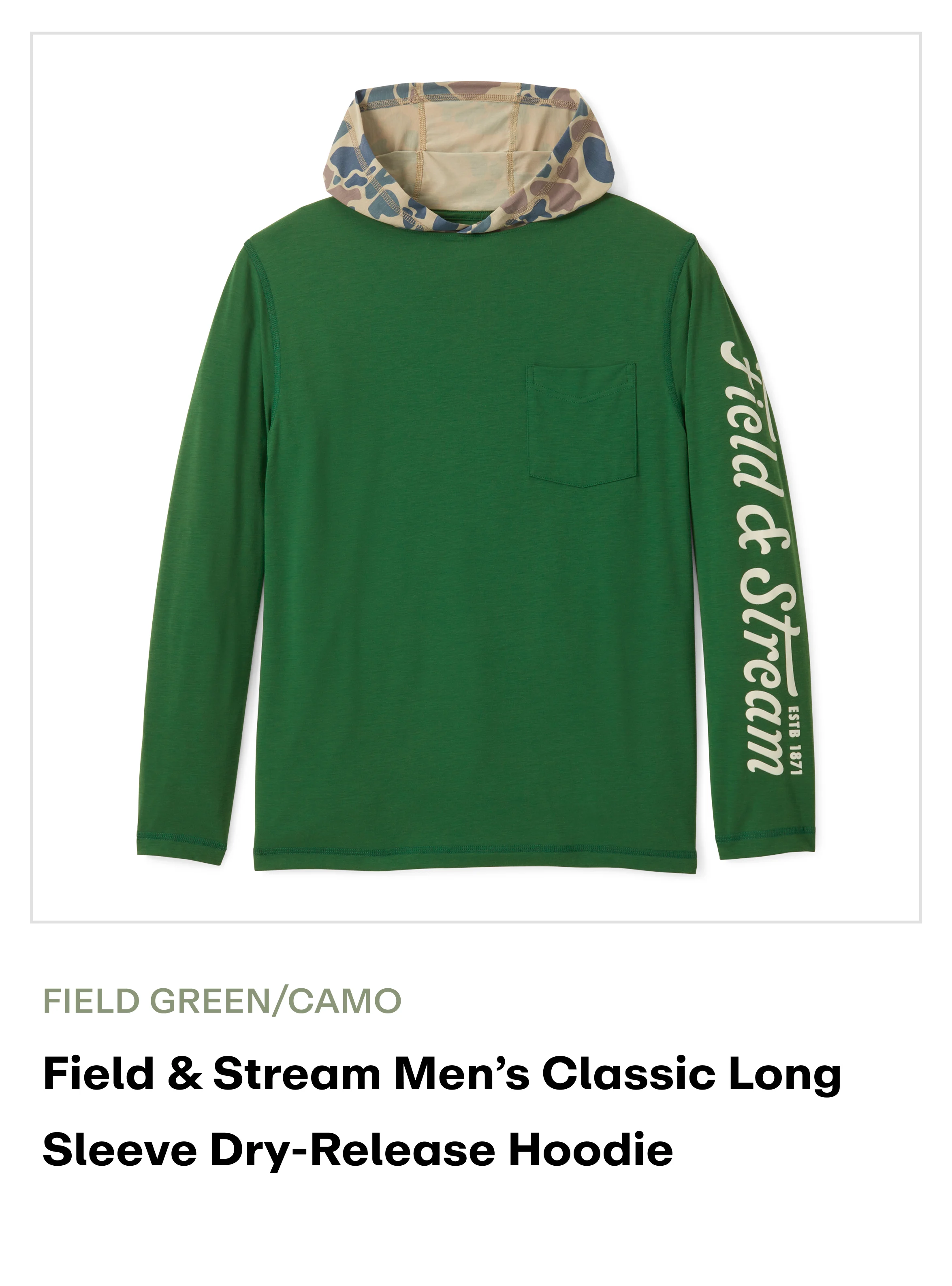 Amazon - Dry Release Hoodie - Green