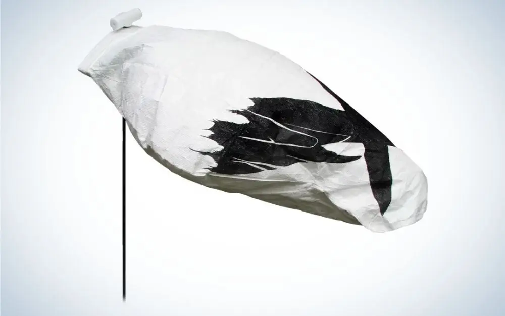 White Rock Decoys Headless Snow Goose Windsock