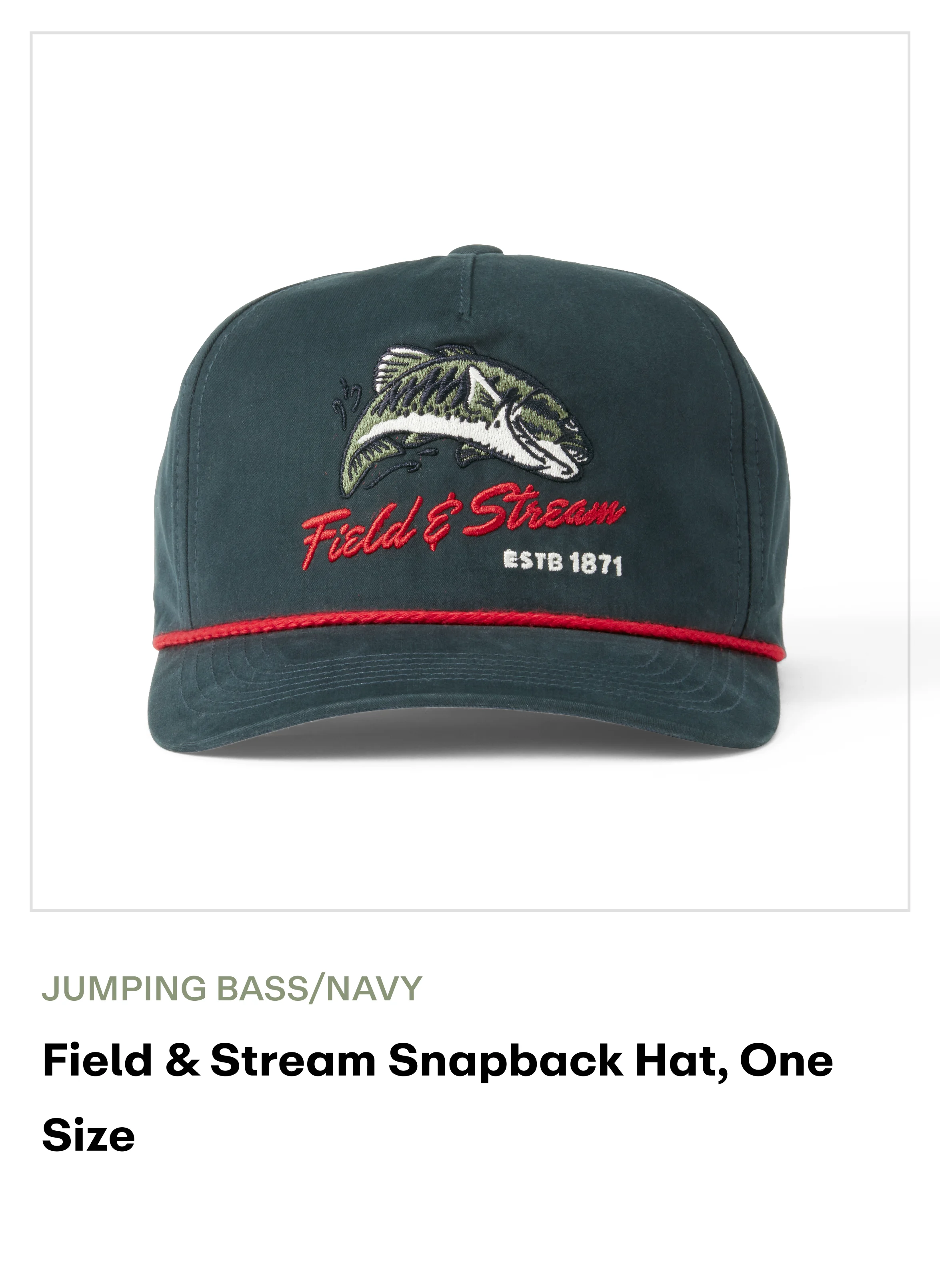 amazon - hat Jumping bass/Navy