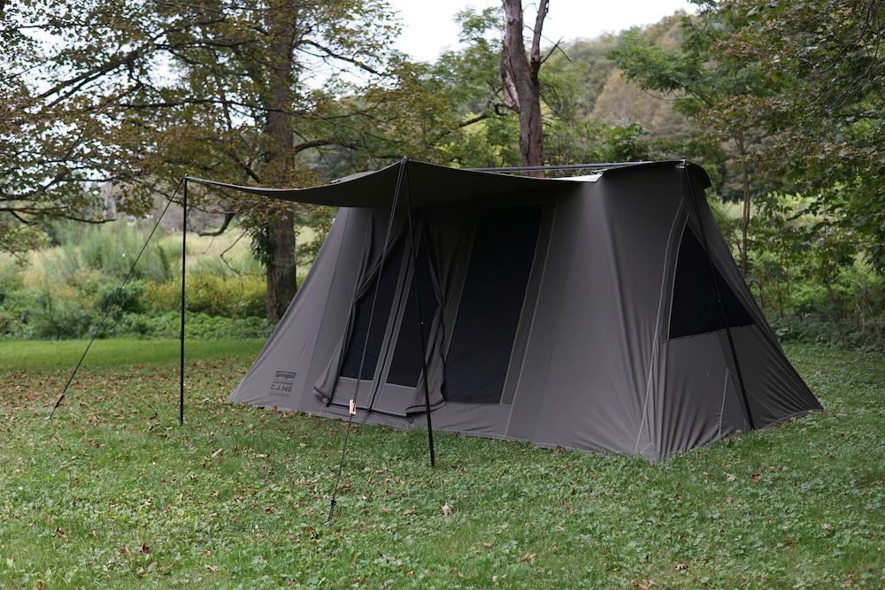 Springbar Classic Jack 140 Canvas Tent set up on grass