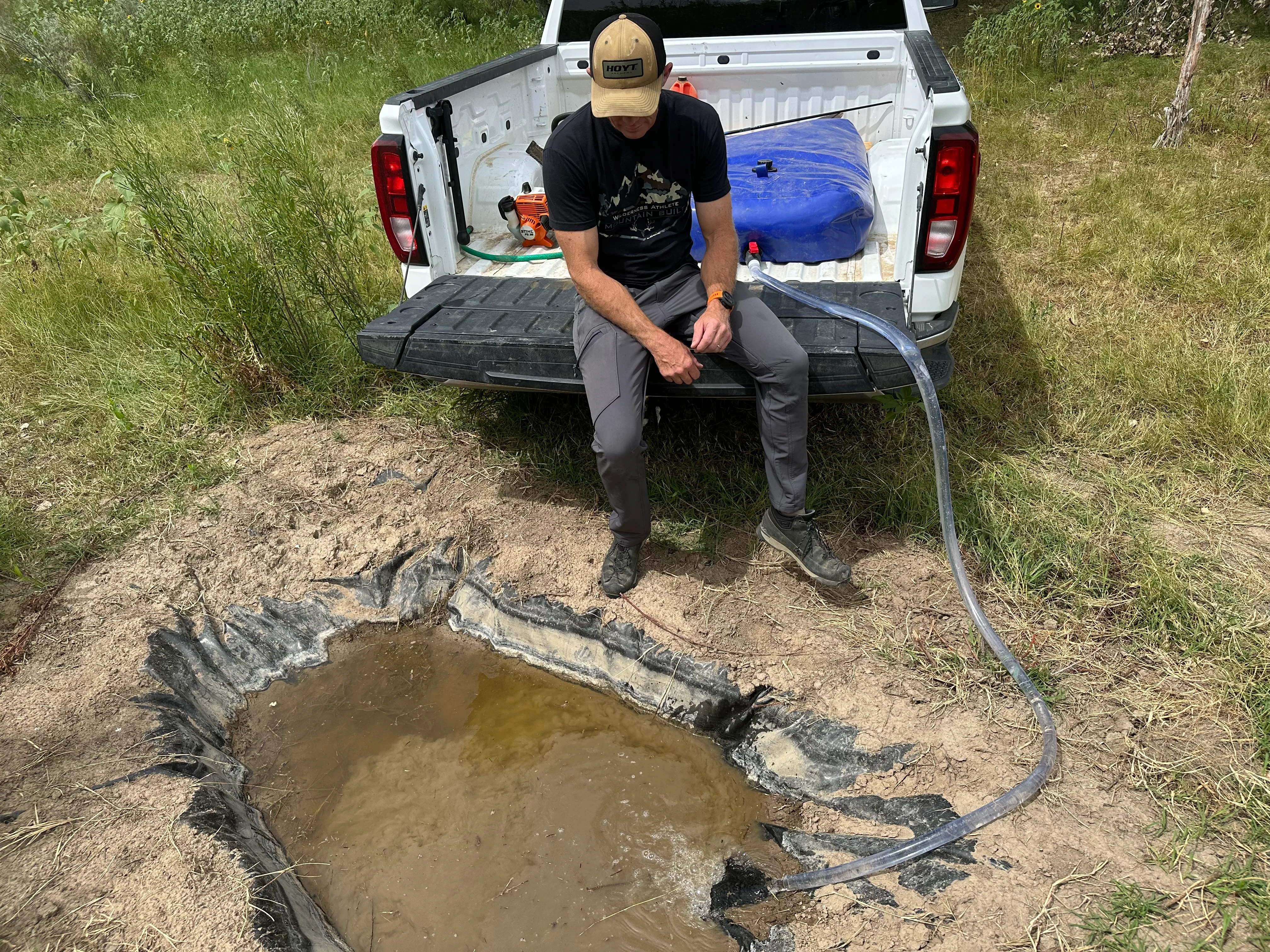 Filling pond