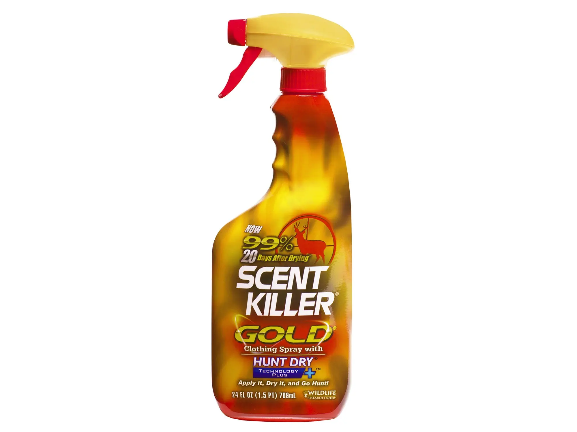 Scent-free clothing spray