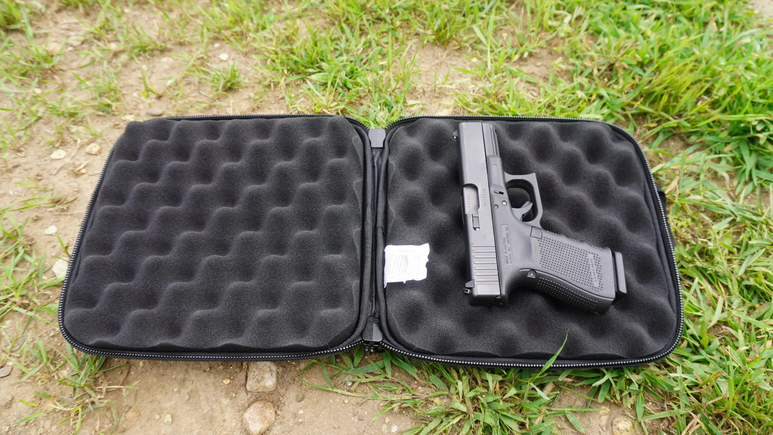 Interior of Plano Stealth EVA pistol case