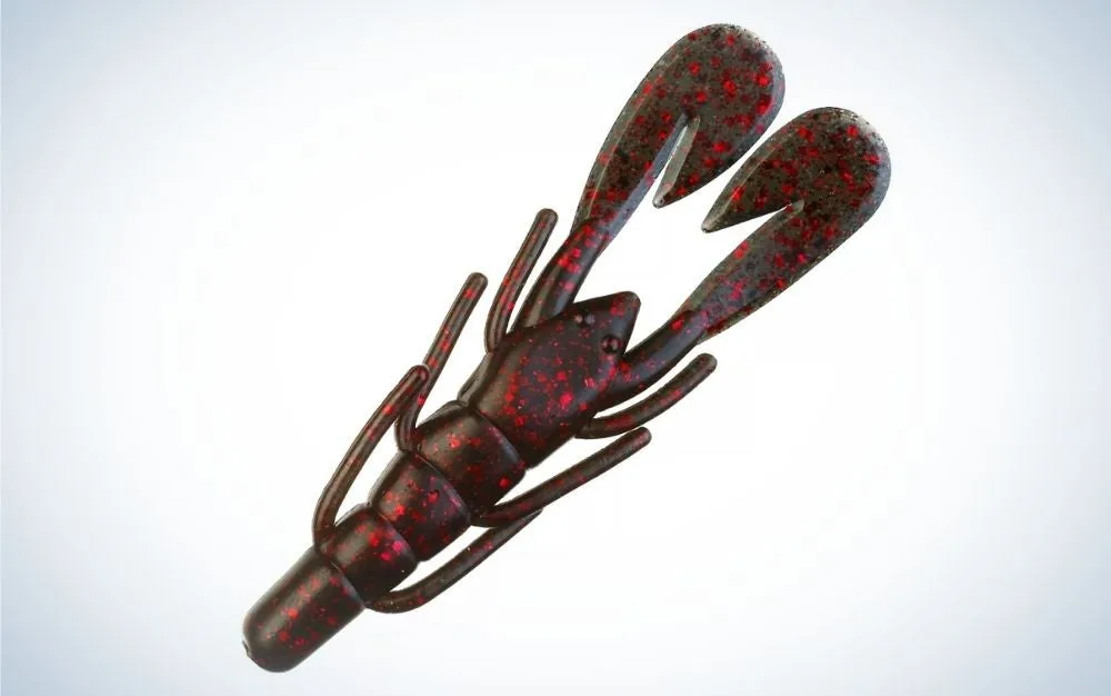 Black red glitter magnum speed craw