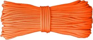 Oragne paracord.