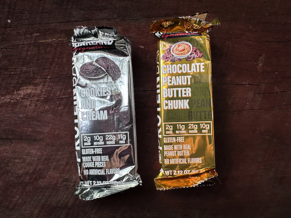 Kirkland Protein Bars during testing