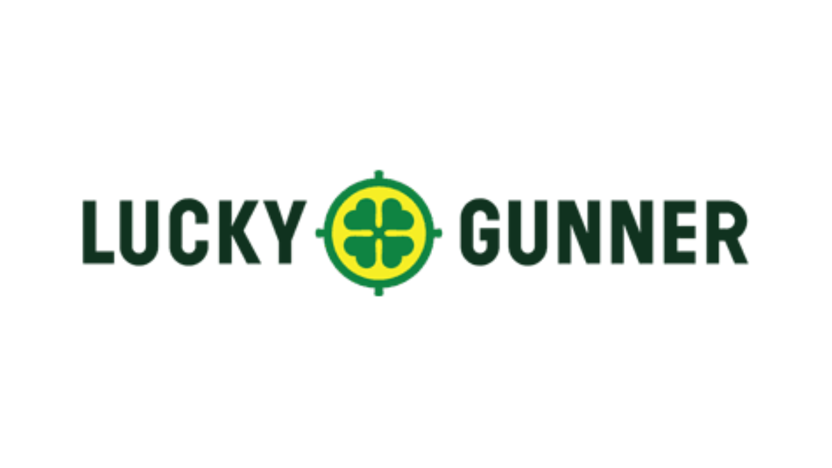 Lucky Gunner logo on white background