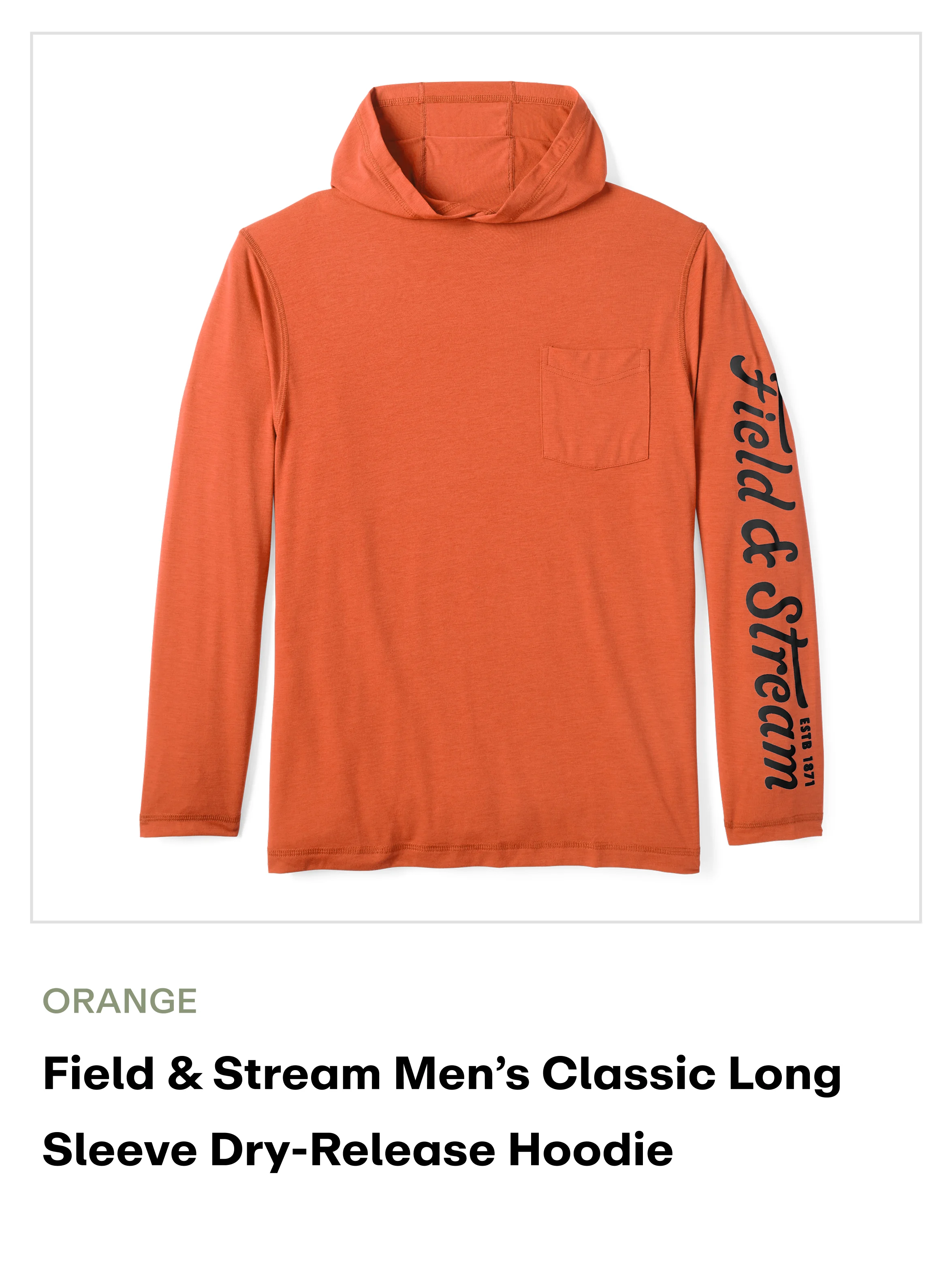 Amazon - Dry Release Hoodie - Orange
