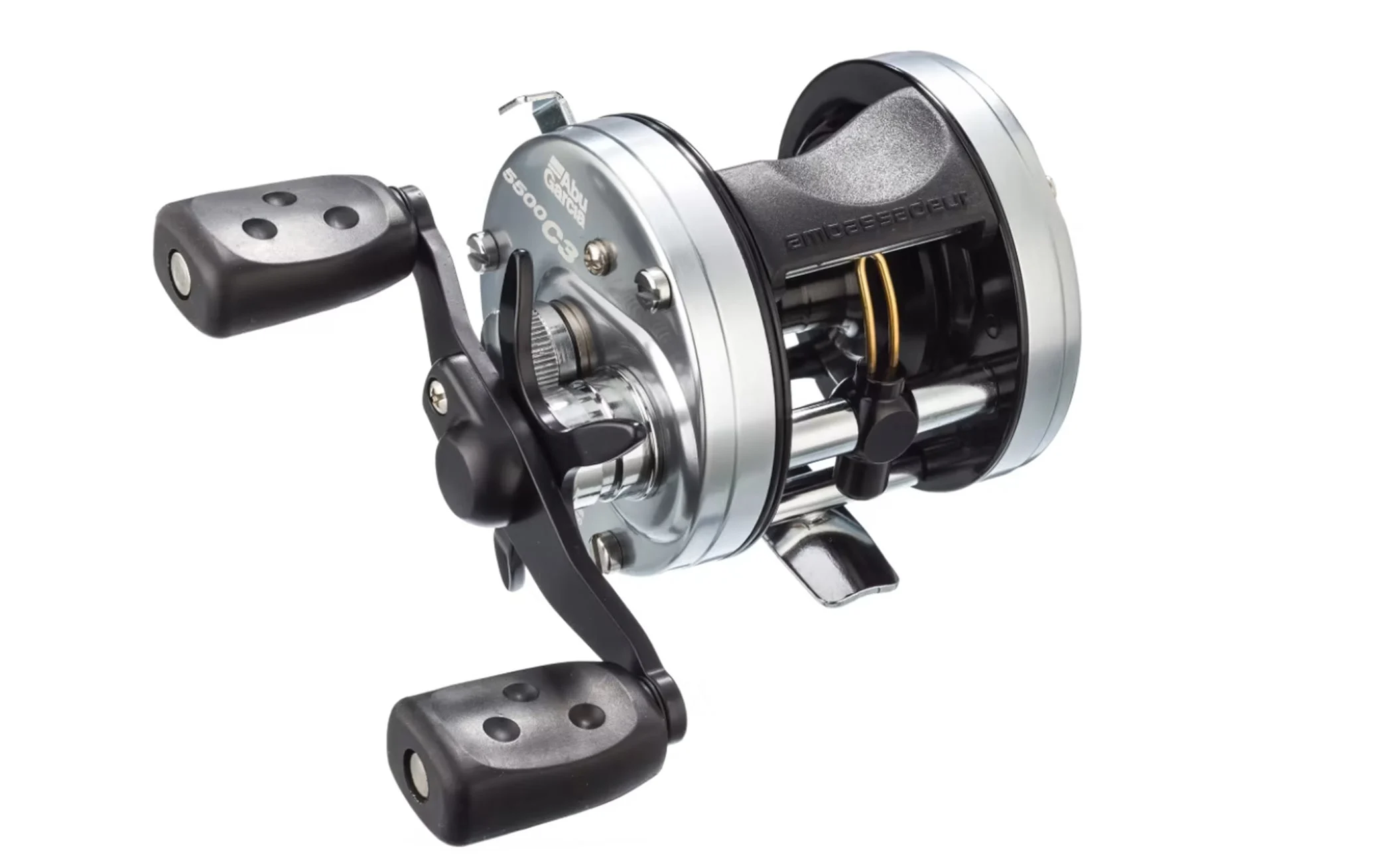 photo of a round baitcaster