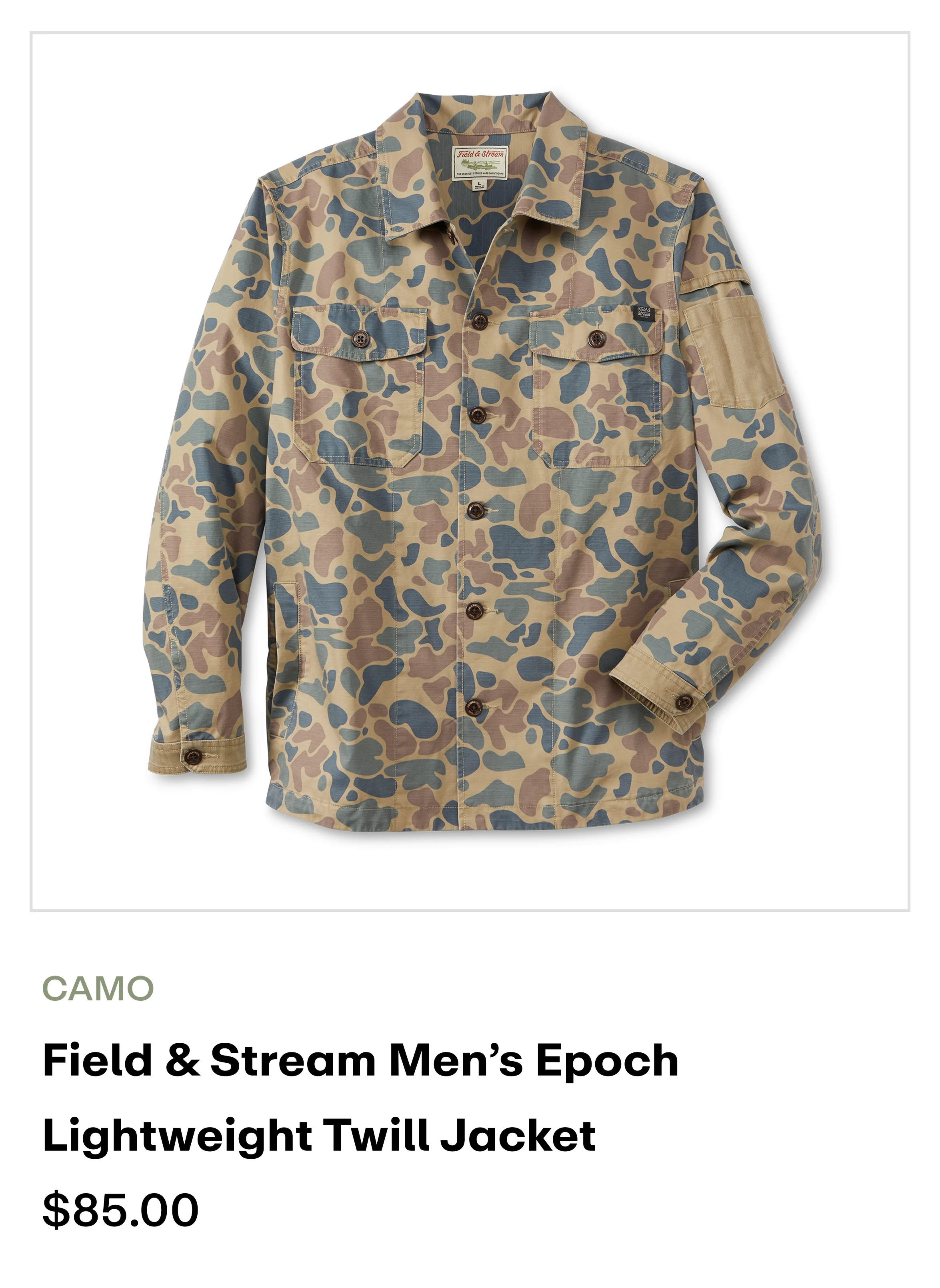 Amazon - Twill Jacket -  camo