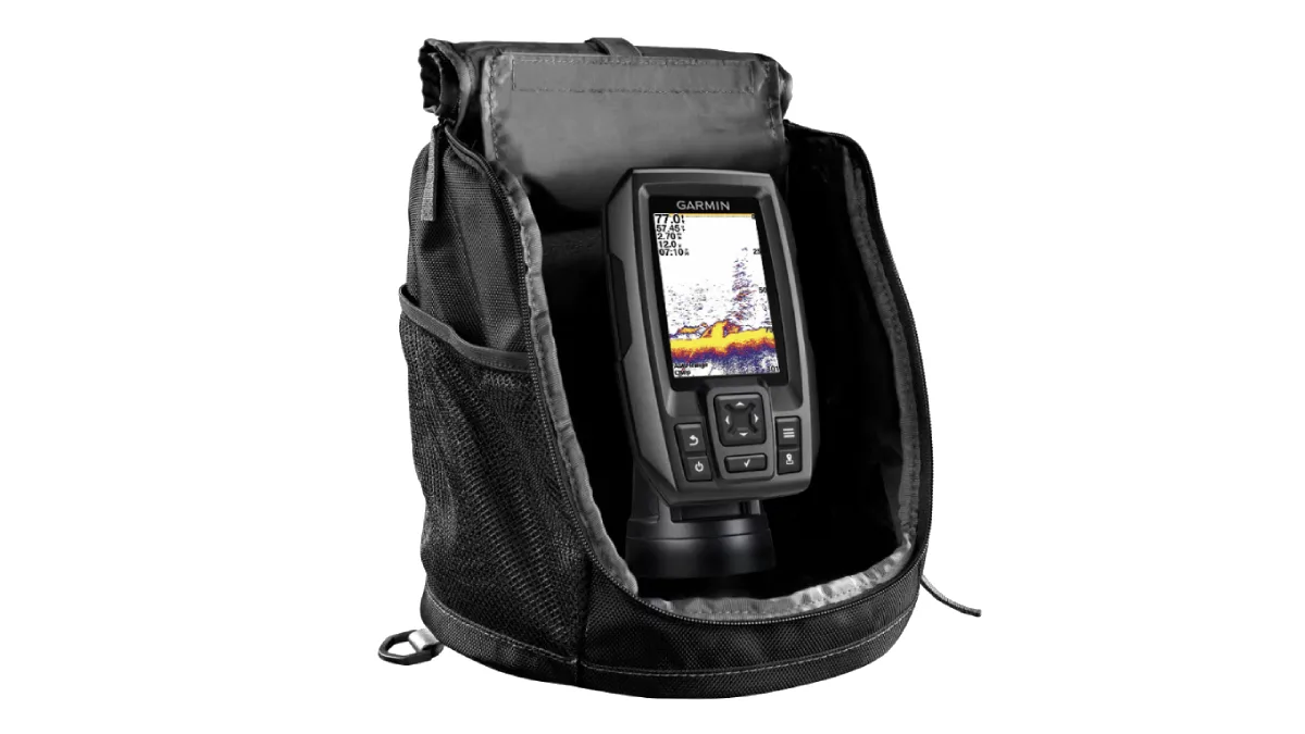 Garmin Striker 4 Portable Bundle on white background