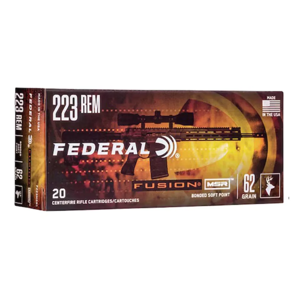 Federal Fusion MSR 223 Remington Ammo
