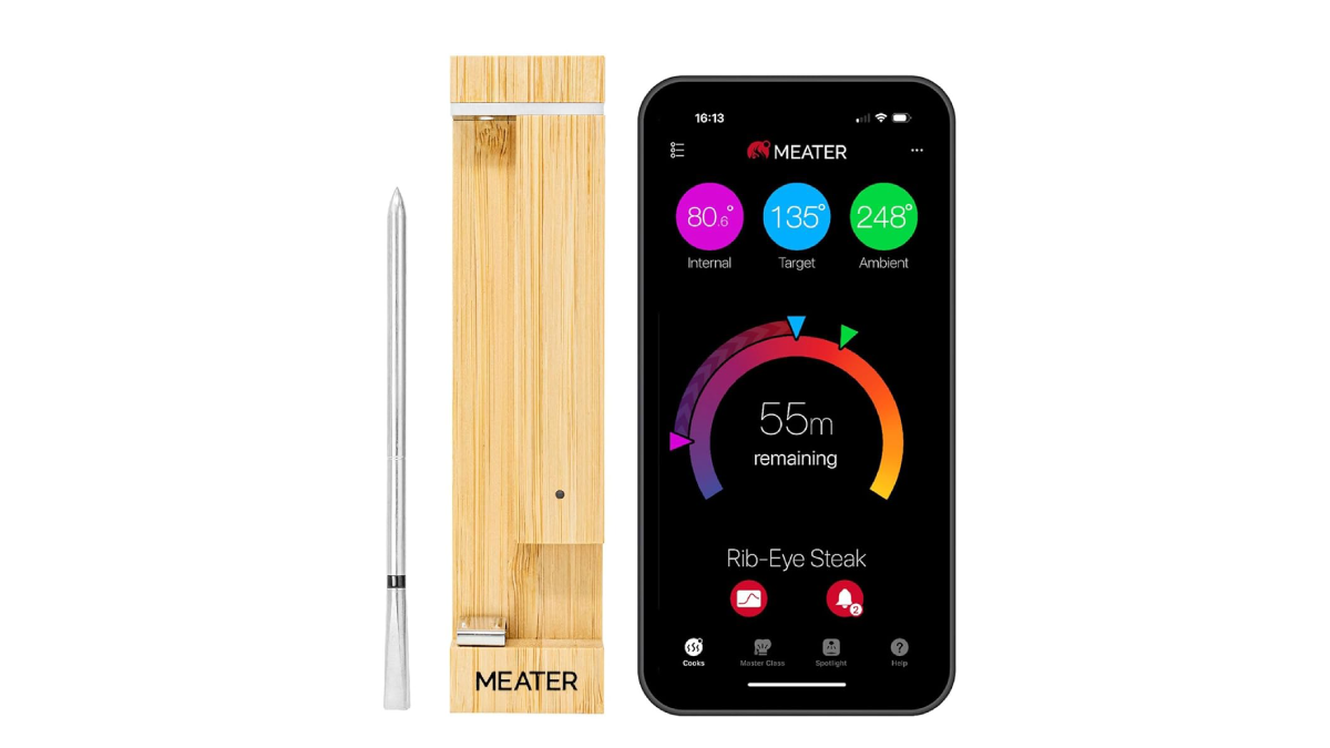 Meater 2 Plus Smart Meat Thermometer on white background