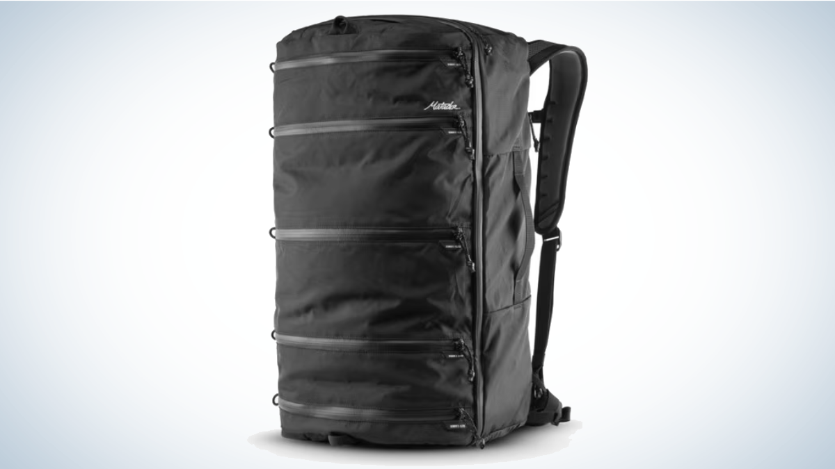 Matador SEG45 Travel Pack on gray and white background