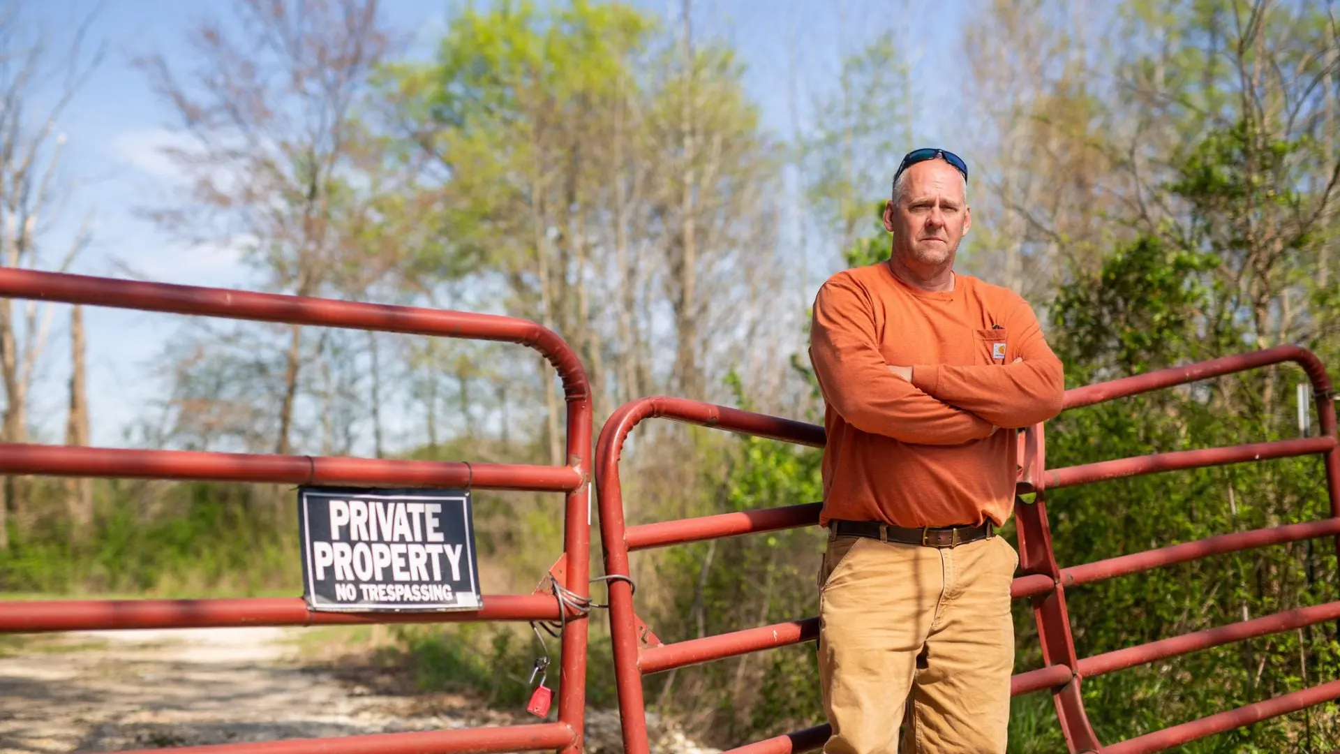 photo of hunter near property