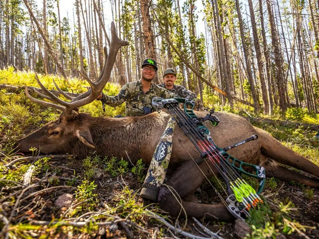 elk hunter wyoming bull elk