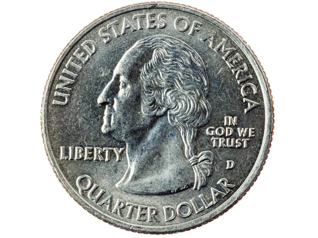 a silver quarter