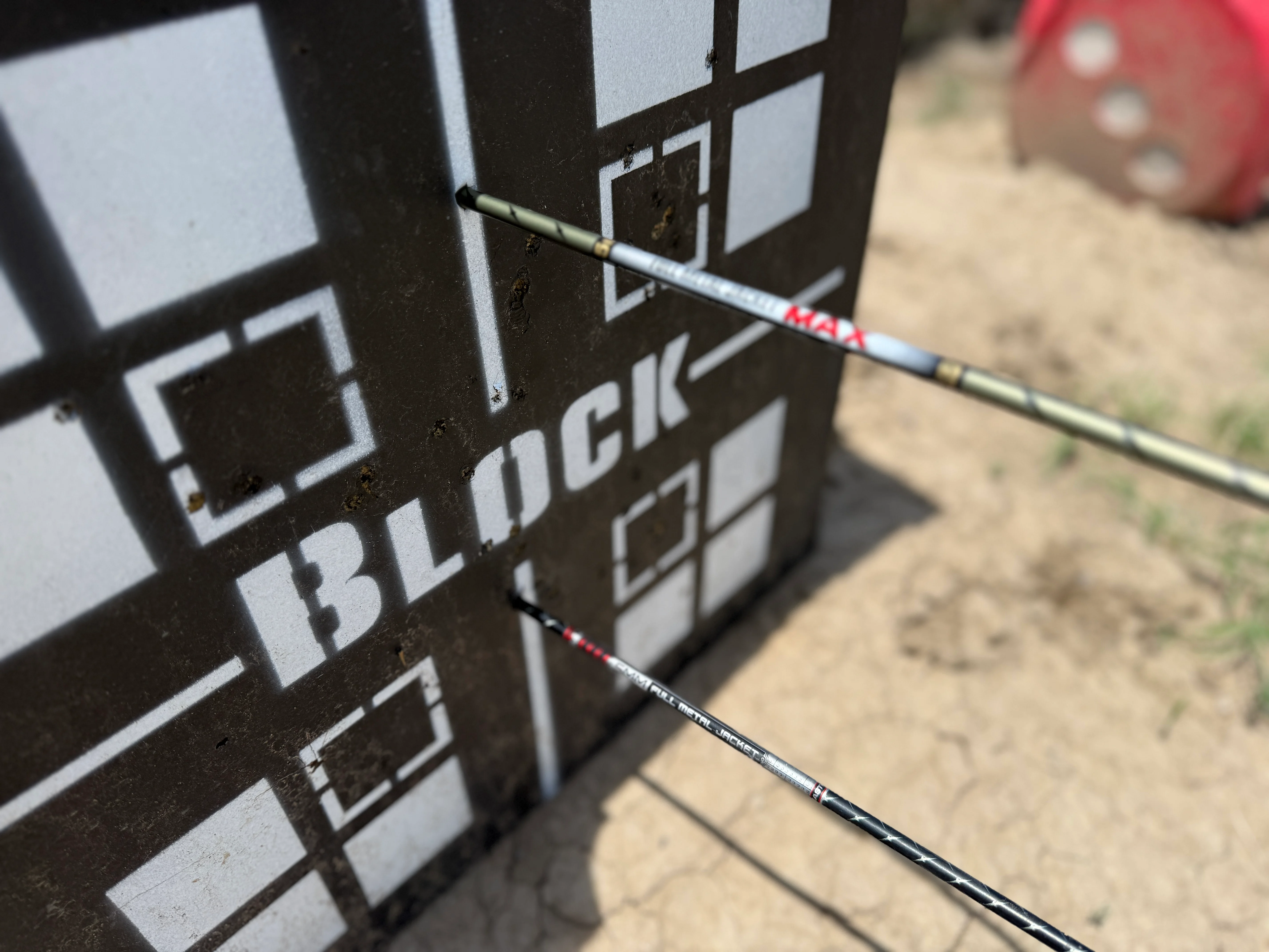The Block Infinity 22" archery target. 