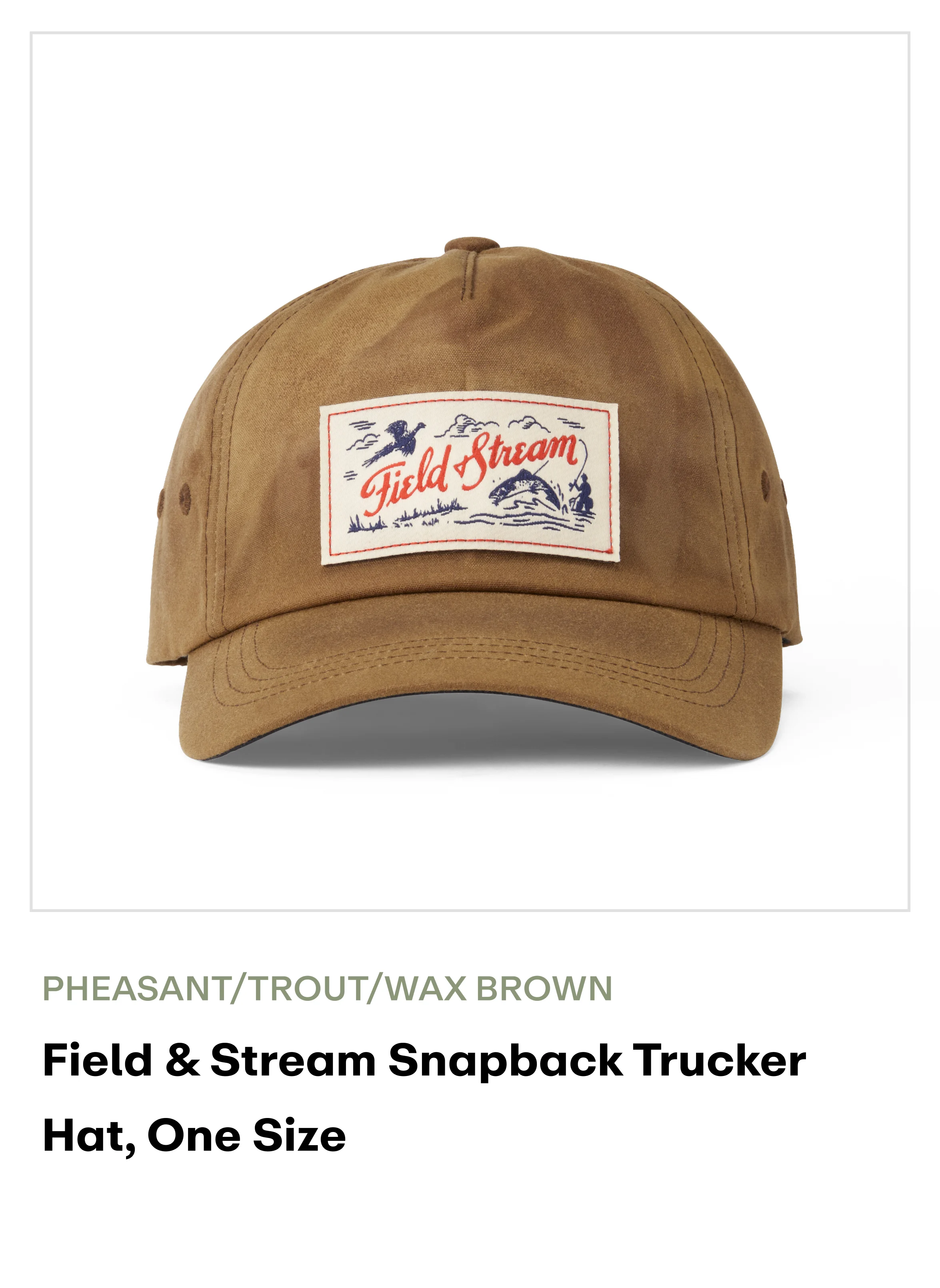 amazon Pheasant wax hat