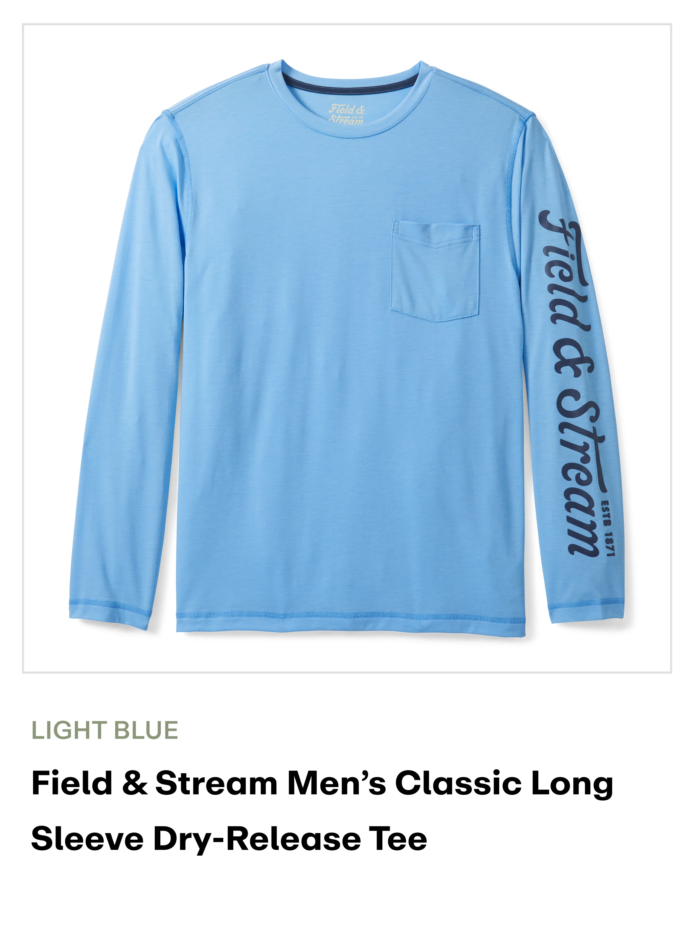 Amazon - Dry Release Long Sleeve - Light Blue