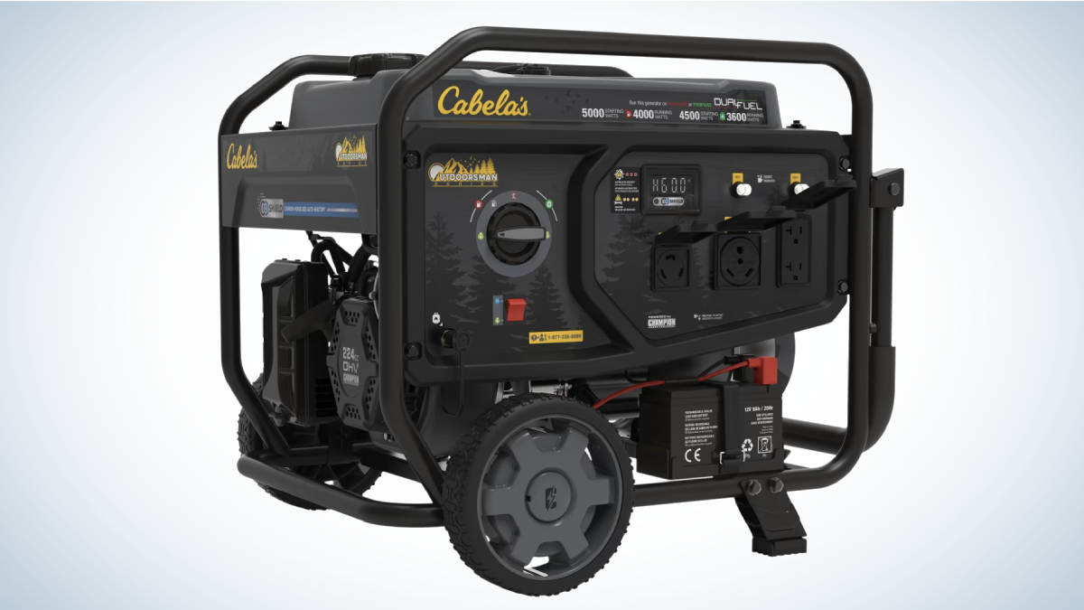 Best Dual Fuel Generators: Cabela's Outdoorsman Series RV-Ready Dual-Fuel Portable Generator