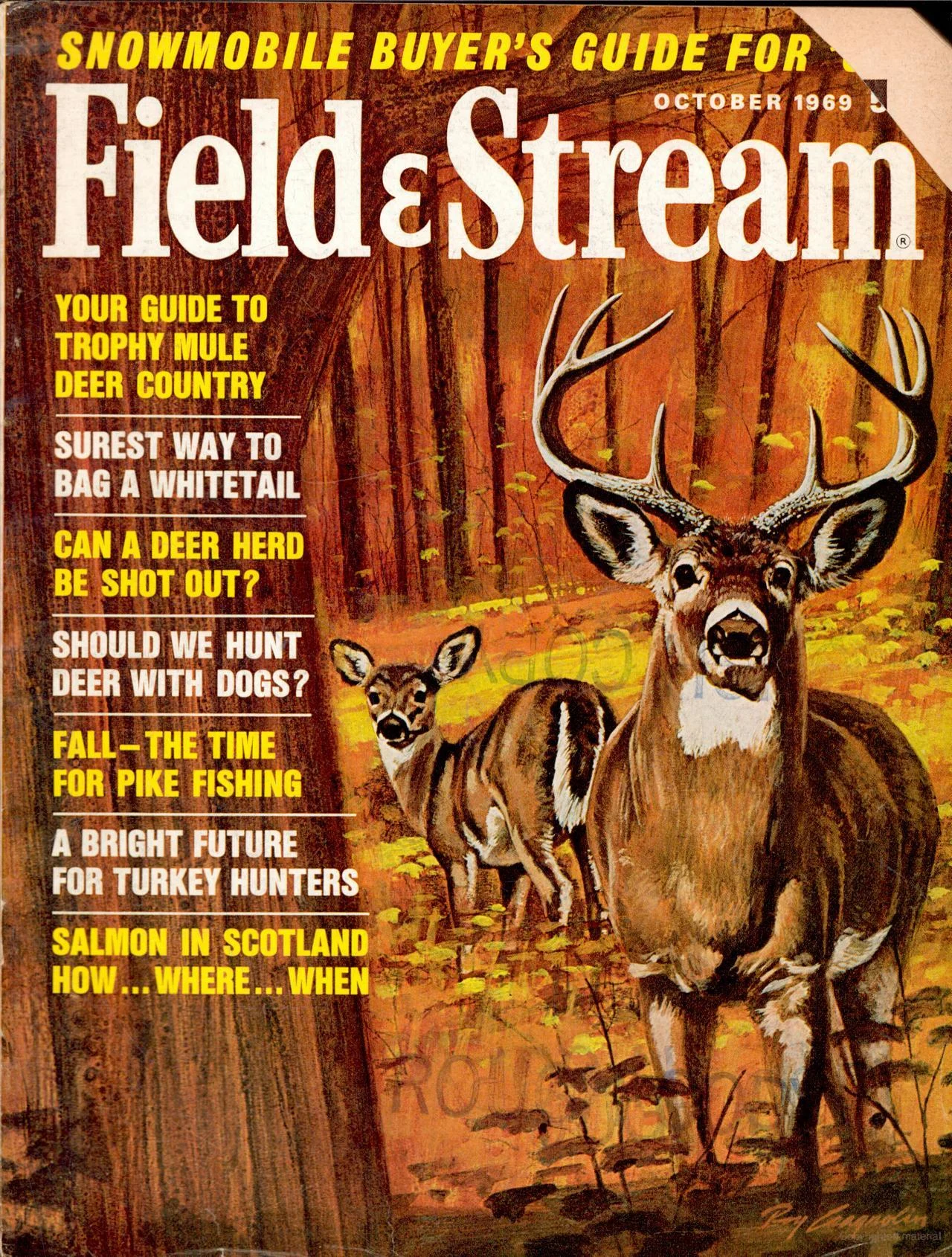 October 1969 cover of Field Stream