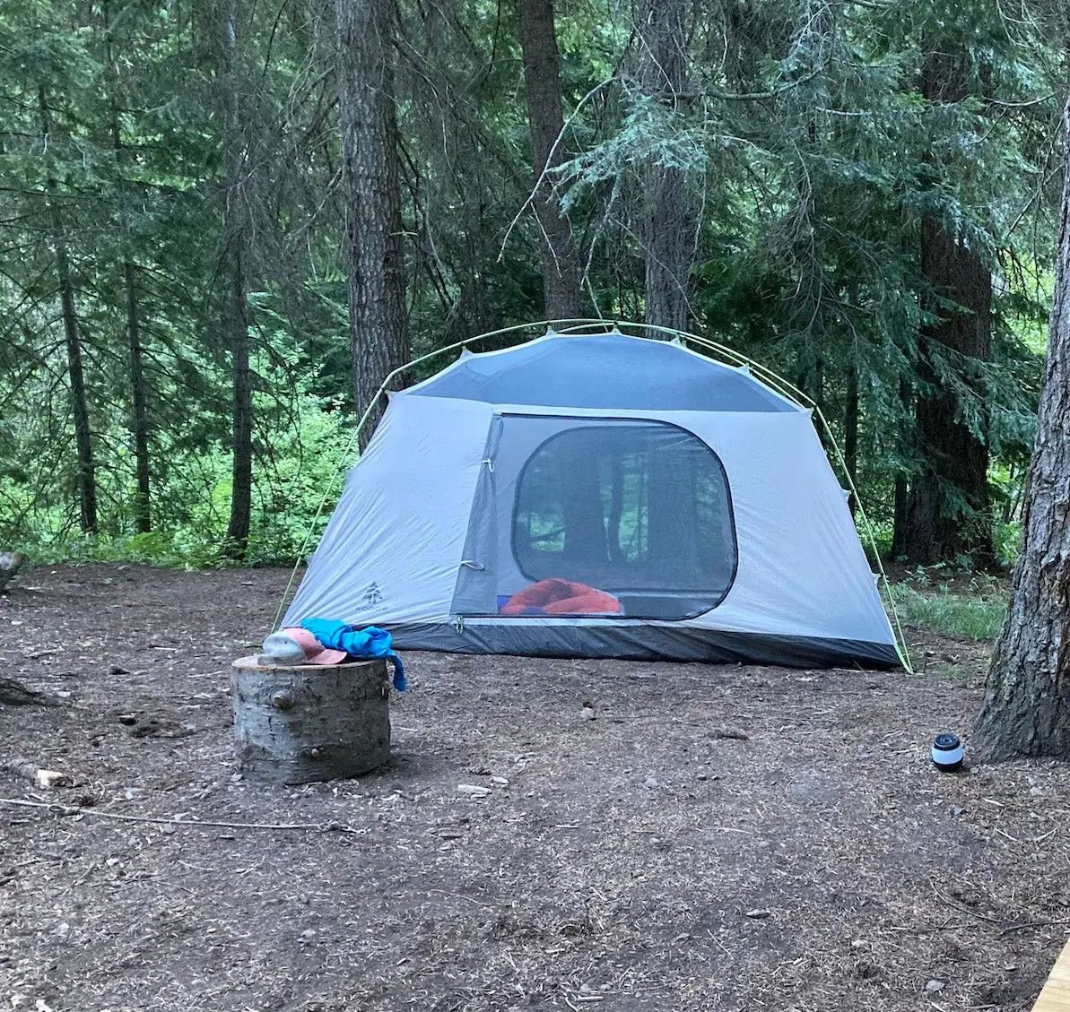 Woods Lookout 6-Person tent at campsite