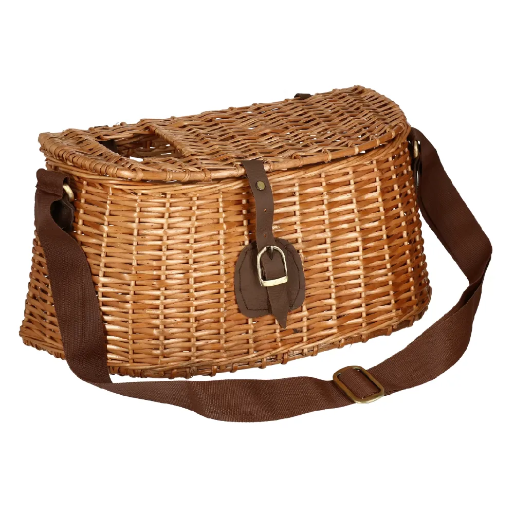 White River Fly Shop Wicker Creel Basket
