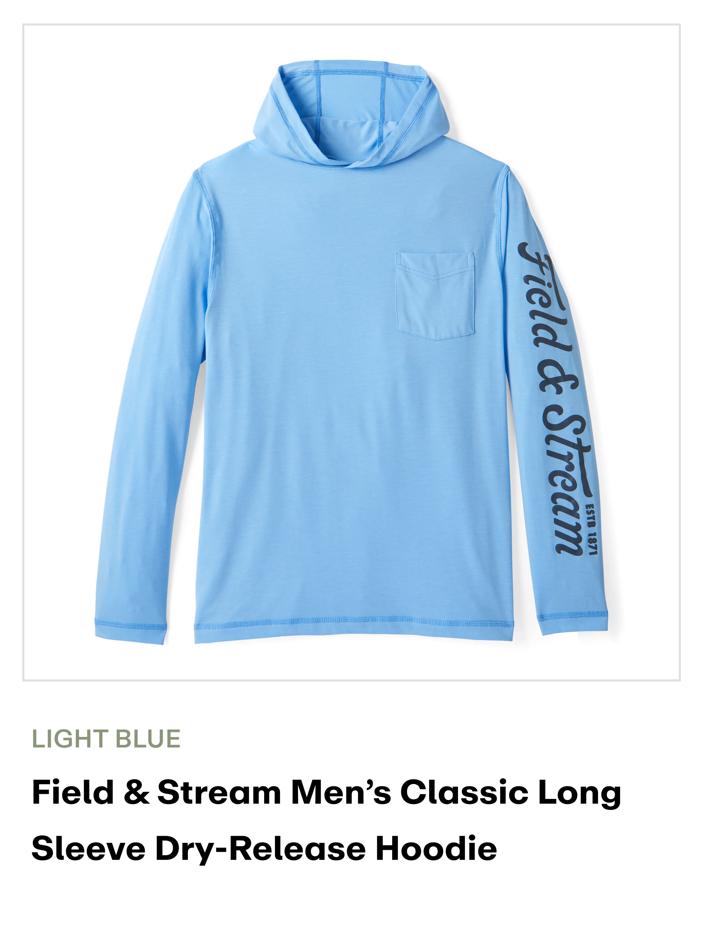 Amazon - Dry Release Hoodie - Light Blue