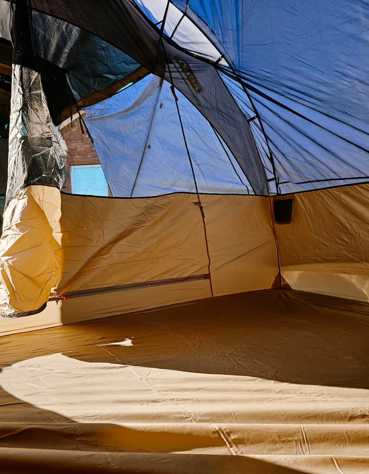 Interior of Kelty Caboose 4 SUV Tent