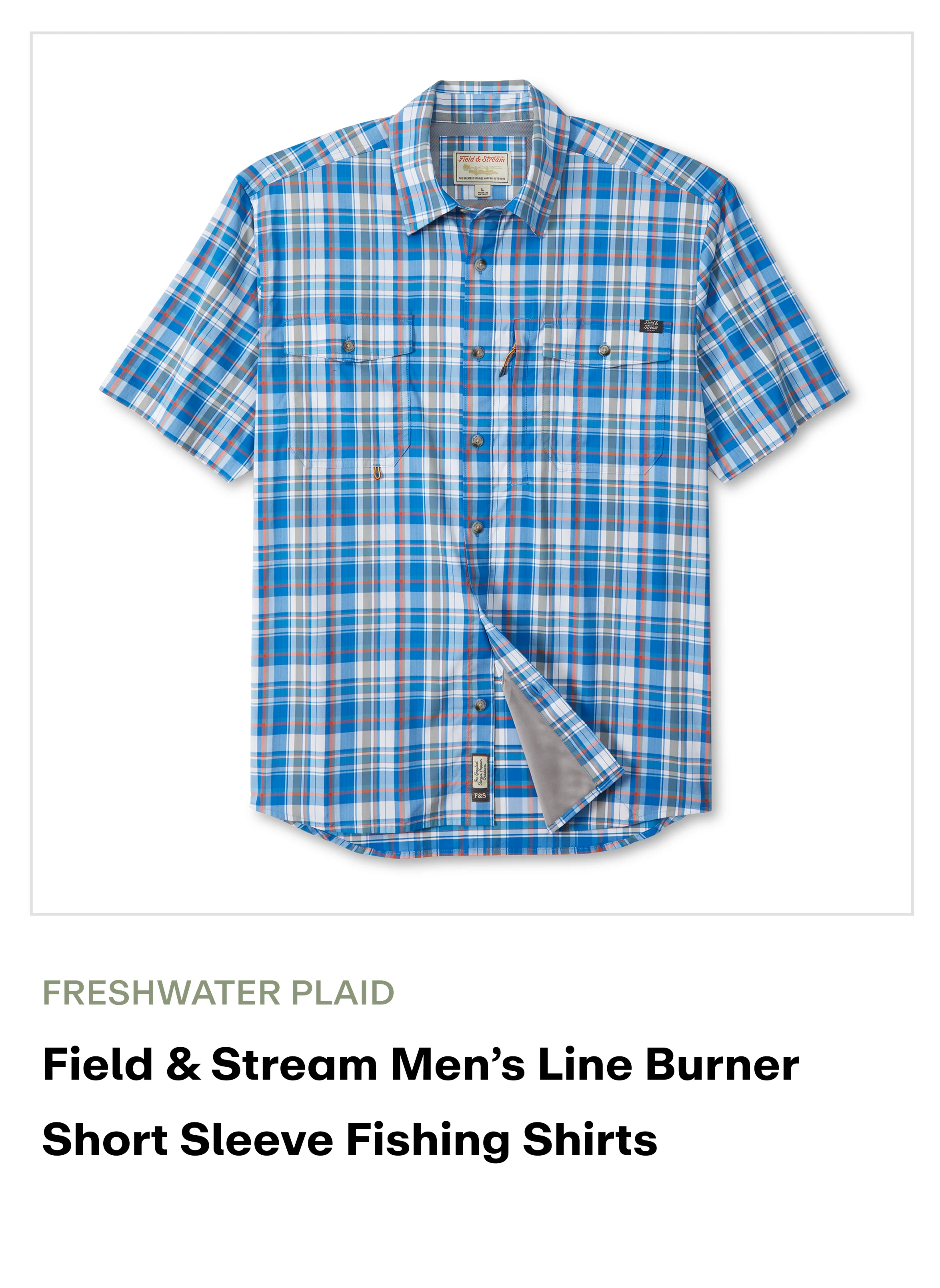 Amazon - Line Burner SS Shirt - Freshwater Plaid