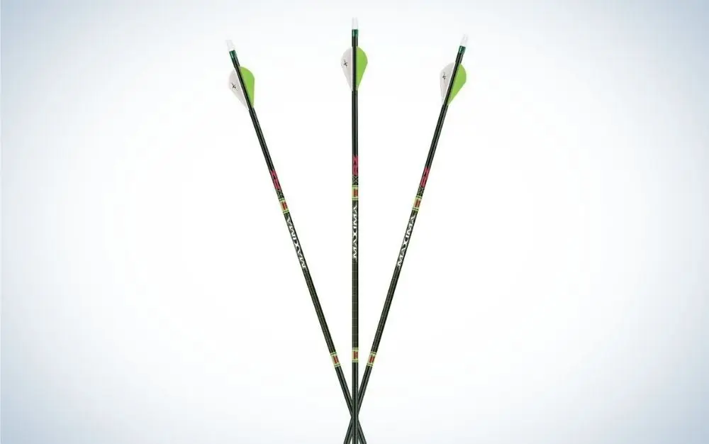 Carbon express maxima hunting arrow.