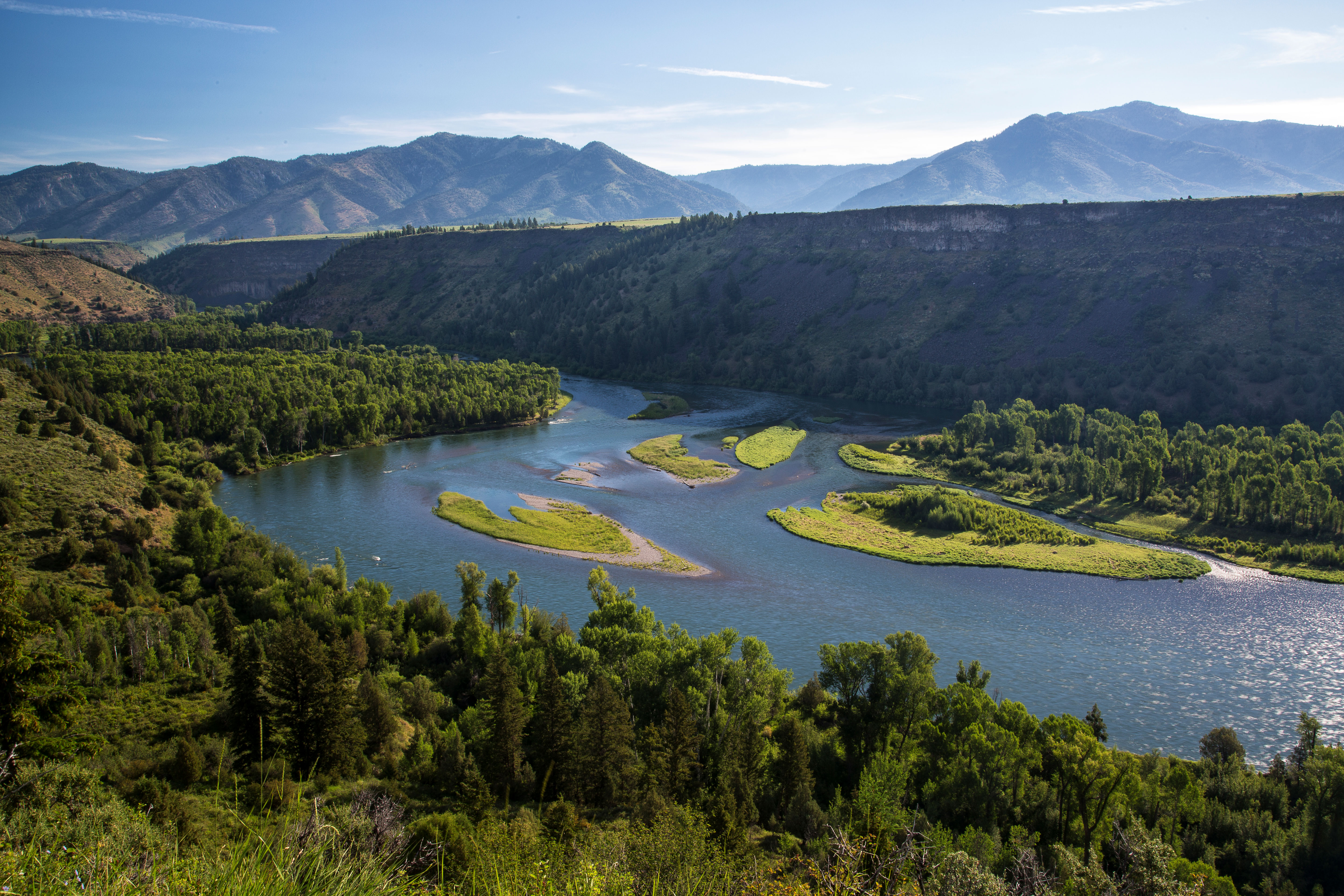 The South Fork of the Snake River in southeastern Idaho. 