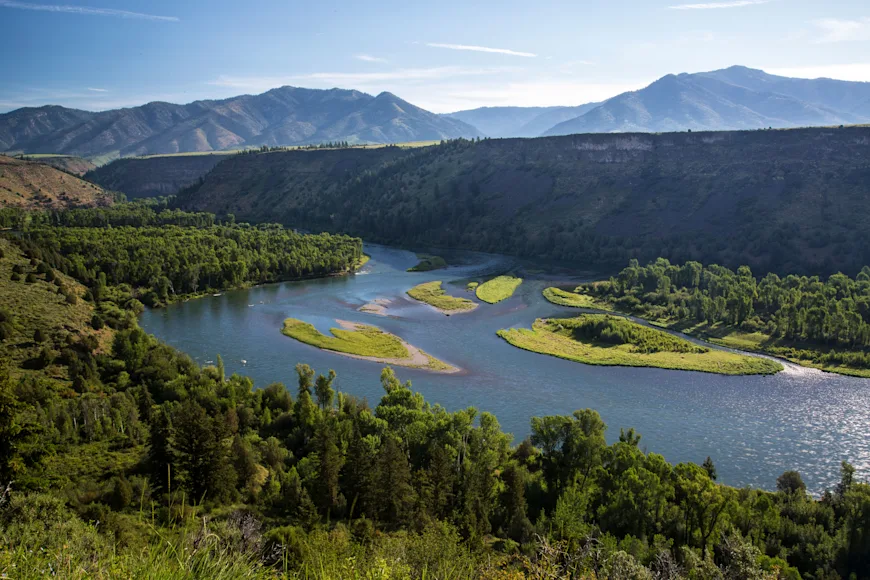 The South Fork of the Snake River in southeastern Idaho.