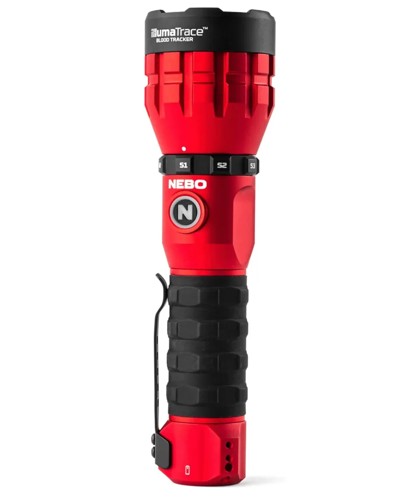 NEBO Illumatrace Blood Tracker Flashlight 